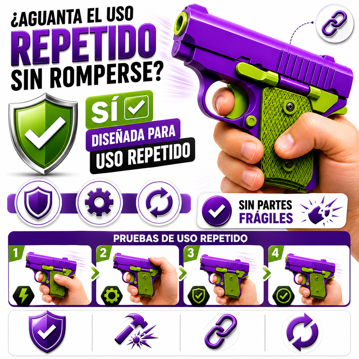 Mini gadget de gatillo antiestrés
