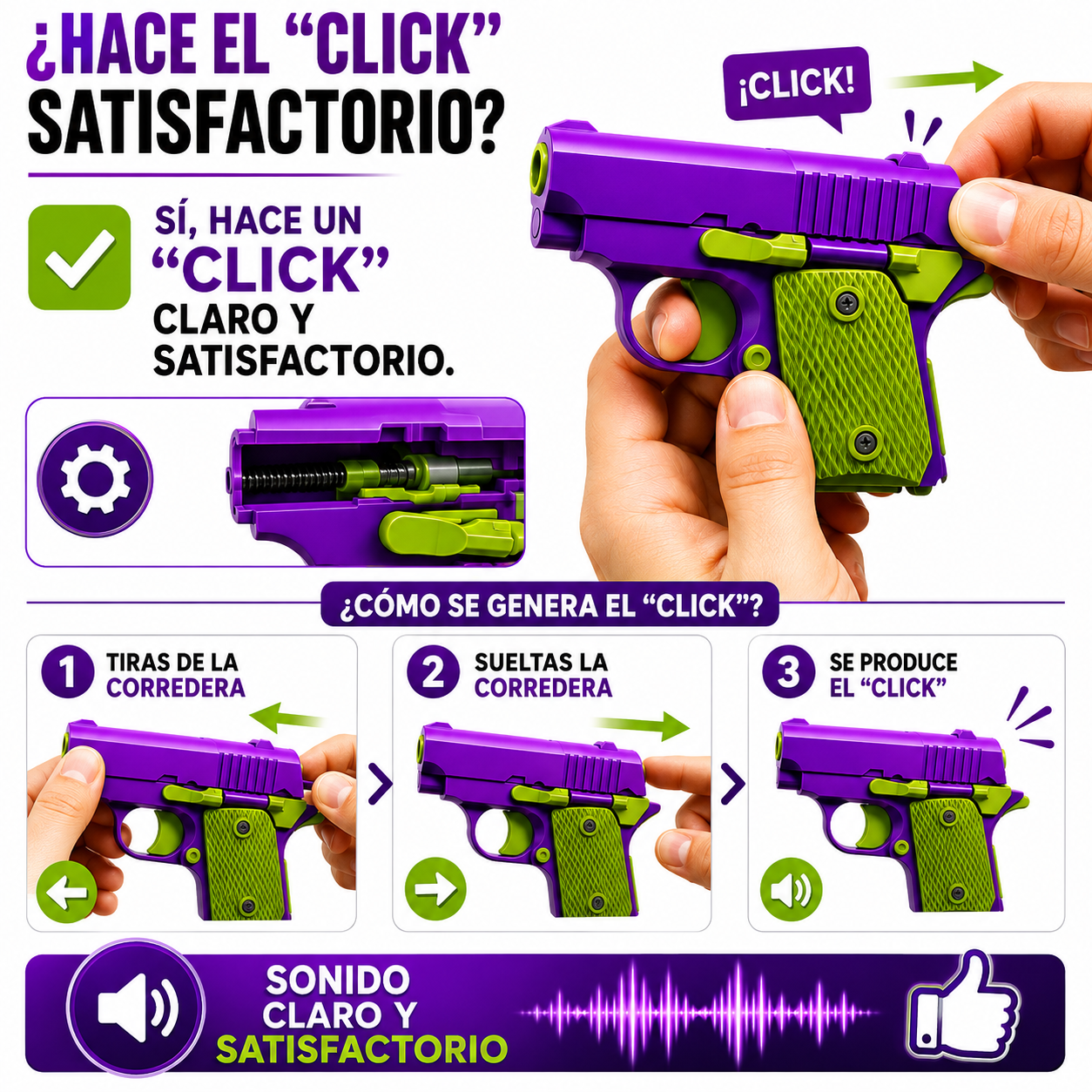 Mini gadget de gatillo antiestrés